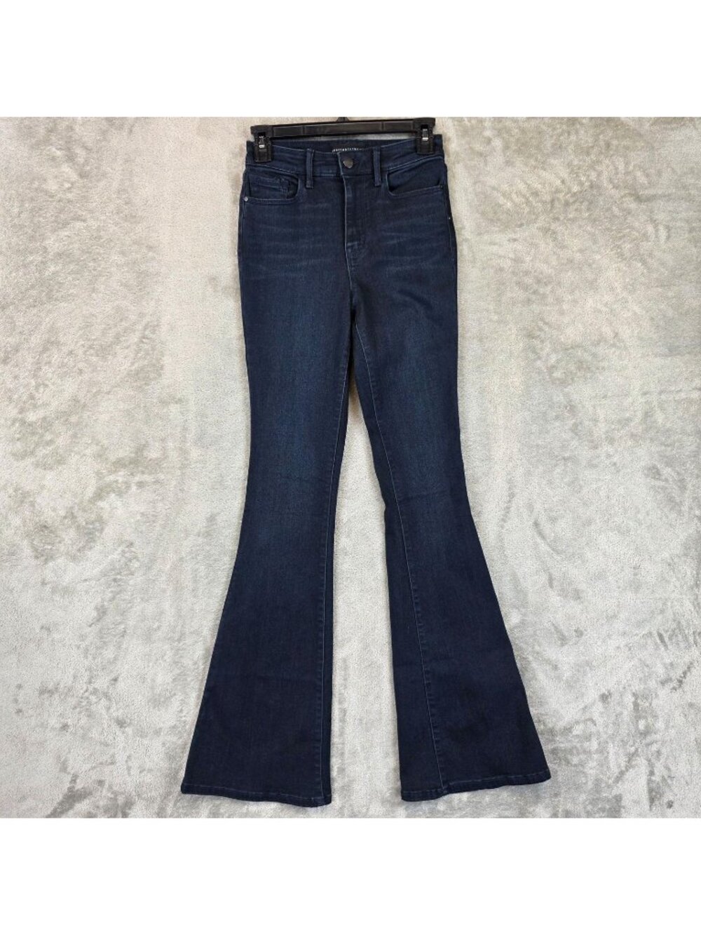Sanctuary Demi Boot Jeans Womens 25 Blue Dark Wash High Rise Flare Stretch Denim